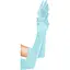 Длинные перчатки Leg Avenue Extra Long Satin Gloves light blue - миниатюра 1