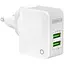 Сетевое зарядное устройство Intaleo TCA242 (2USB, 2.4A) White (1283126477492) - миниатюра 1