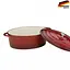 Утятница чугунная с крышкой KELA Calido (11942) 33х26х12 см 6 л красная - миниатюра 2