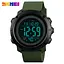 Наручний годинник Skmei 1434 Army Green Black ABS ring, 1434AGBK (18475) - мініатюра 3