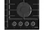 Варильна поверхня Gorenje газова на склі, 60см, чавун, чорний - мініатюра 4