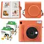 Подарочный набор камера Fujifilm Instax Square SQ1, Фотобумага 40 шт, Чехол, Фотоальбом 80 фото Оранжевый - миниатюра 1