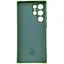 Чохол Silicone Cover Lakshmi Full Camera (AA) with logo для Samsung Galaxy S25 Ultra Зелений / Dark green - мініатюра 2