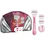 Подарунковий набір Gillette: станок для гоління жіночий Venus ComfortGlide Sugarberry Miami з 3 змінними картриджами + кріплення + косметичка - мініатюра 1