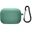 Силіконовий футляр з мікрофіброю для навушників Airpods 4 Зелений / Pine Needle - мініатюра 1