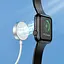 Заряджання кабель магнітний HOCO CW39 Wireless charger USB для iWatch 1 - 7 / SE біле - мініатюра 7