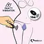 Вибратор в трусики FeelzToys Panty Vibrator Purple с пультом ДУ 6 режимов работы сумочка-чехол - миниатюра 3