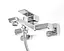 Смеситель для ванны Rea Orix настенный хром REA-B5132 Хром - миниатюра 5