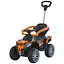 Електромобіль дитячий Bambi Квадроцикл Racer M 6126EBLR-7 толокар + батьківська ручка 6V 500mA помаранчевий - мініатюра 1