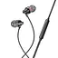 Провідні вакуумні навушники Hoco M90 Delight wired digital earphone with microphone, 3.5mm, 1.2m, black - мініатюра 2