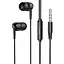 Провідні вакуумні навушники Hoco M99 Celestial universal earphones with microphone, 3.5mm, 1.2m, black - мініатюра 1