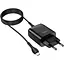 Мережевий зарядний пристрій Hoco C72Q Micro USB QC3.0 1 порт 3.0 A 18 Вт чорний - мініатюра 1