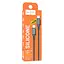 Кабель для зарядки Hoco X101 Silicone Type-C to Type-C PD60W чорний - мініатюра 3