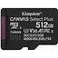 Карта памяти microSDXC (UHS-1 U3) Kingston Canvas Select Plus Gen3 512Gb class 10 А1 V30 (R-150MB/s) - миниатюра 1