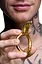 Ерекційне кільце Master Series Cobra King Cock Ring Golden - мініатюра 4
