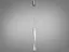 Стильний дизайнерський світлодіодний світильник підвіс, 15 Вт, хром - мініатюра 2