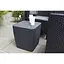 Стол-ящик пластиковый Keter Luzon Flat графит - миниатюра 7