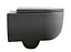 Унитаз подвесной Mixxus Premium Topper-0303-R gray 495x370x350 мм Rimless MP6657, Графит - миниатюра 4