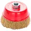 Корщітка APRO для болгарки УШМ дротяна щітка чашкова 100 мм x М14 830427 - мініатюра 1