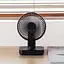 Вентилятор настольный беспроводной GXQC D606Y черный - миниатюра 3