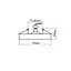Вбудований точковий світильник біло-чорного кольору | Line F | Арт. DL0375 біло-чорний - мініатюра 4