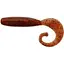 Силікон Reins Fat G-Tail Grub 3 12 шт/уп. Коричневий (1013-1552.00.50) - мініатюра 1