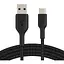 Кабель Belkin Boost Up Charge Braided USB-C to USB-A 2m Black (CAB002BT2MBK) [156812] - мініатюра 1