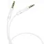 Аудіокабель Borofone BL16 Clear sound AUX audio cable білий - мініатюра 3