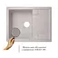 Кухонная мойка Lidz 650x500/200 GRA-09 (LIDZGRA09650500200), Серый - миниатюра 3