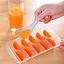 Форма для льда «Дольки апельсина» из пластика, 10 ячеек, 21,6×11×2,5 см, Kitchen Master Оранжевый 87410 - миниатюра 1