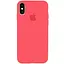Чохол Epik Silicone Case Full Protective AA для Apple iPhone X/XS 5.8 Кавуновий/Watermelon red - мініатюра 1