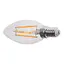 Лампа Brille світлодіодна LED 6W E14 COG WW C35, 220 В - мініатюра 3