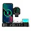 Зарядний пристрій бездротовий — док-станція Qi 3in1 XYJ A37 для Phone, Apple Watch, AirPods - мініатюра 2
