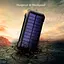 Зовнішній акумулятор power bank Solar PN-W12 20000 mAh із сонячною панеллю зовнішня батарея 18W - мініатюра 8