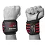 Бинти для зап'ясть (кистьові бинти) PowerPlay 3081 Gym WristT Wraps Чорно-Червоні (PP_3081_Red) - миниатюра 1