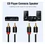 Коммутационный кабель 2xRCA-2xRCA Vention VABR06B100 1 м Black - миниатюра 2