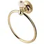Кільце для рушника Kugu Pan 004G Золотий - мініатюра 1