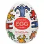 Мастурбатор-яйцо Tenga Keith Haring Egg Dance - миниатюра 1