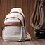 Жіноча сумка з однією лямкою через плече з гладкої екошкіри Vintage 22768 біла - мініатюра 9