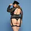 Эротический костюм полицейского JSY Вызывающая Сюзи Plus Size, Black - миниатюра 2