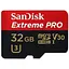 Карта памяти SanDisk Extreme Pro 32 GB MicroSD (SDXC) + адаптер SD-HC - миниатюра 1