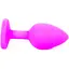 Силіконова анальна пробка Boss Of Toys Boss Series - Jewellery Pink Silicon Plug Medium Light Blue M, BS6400085, Рожевий / голубой - мініатюра 6