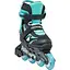 Ролики Rollerblade Microblade 36.5-40 Black/Light blue (1012-86B0751530-NK02-36.5-40) - мініатюра 4