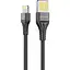Кабель Proove Double Way Silicone USB-A to Lightning 1m Black (CCDS20001101) [130727] - миниатюра 1