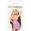 Міні-сукня з мереживним ліфом та стрінгами Penthouse Bedtime Story Purple M/L - мініатюра 1
