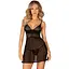 Пеньюар та трусики Obsessive Chemeris babydoll & thong M/L - мініатюра 1