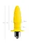 Анальная пробка ToDo Anal Vibro Plug Lancy 11 см (желтый) - миниатюра 2