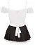 Костюм покоївки Cottelli Collection Costumes Maid's L чорний-білий - мініатюра 3