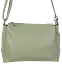Женская кожаная сумка через плечо Borsacomoda салатовая sum0028727 - миниатюра 5