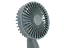 Ручной бытовой портативный вентилятор Mini Fan 6601 на аккумуляторе с ручкой мини вентилятор серый - миниатюра 4
